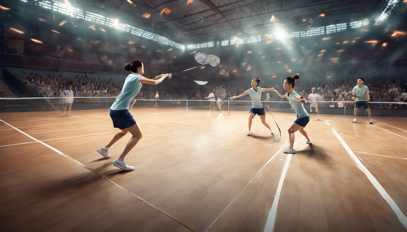 suivez le badminton en direct et ne manquez aucun match palpitant. profitez des analyses en temps réel, des scores instantanés et des commentaires d'experts. restez connecté avec les meilleures compétitions internationales et soutenez vos joueurs préférés!