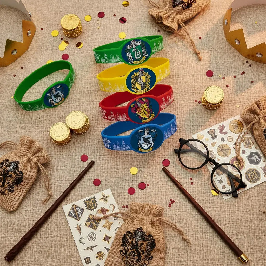 4 Bracelets Élastiques Harry Potter - Sacs Surprises Anniversaire