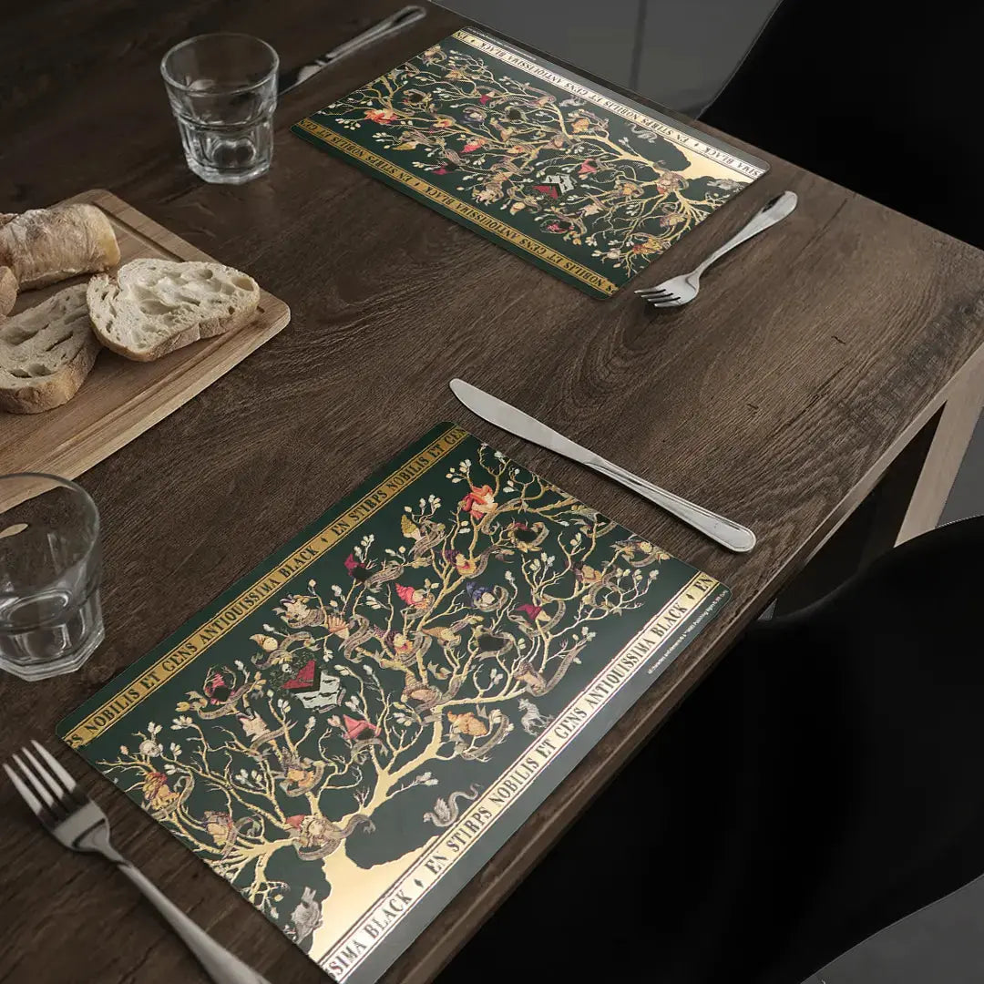 4 Sets de Table Famille Black, Harry Potter
