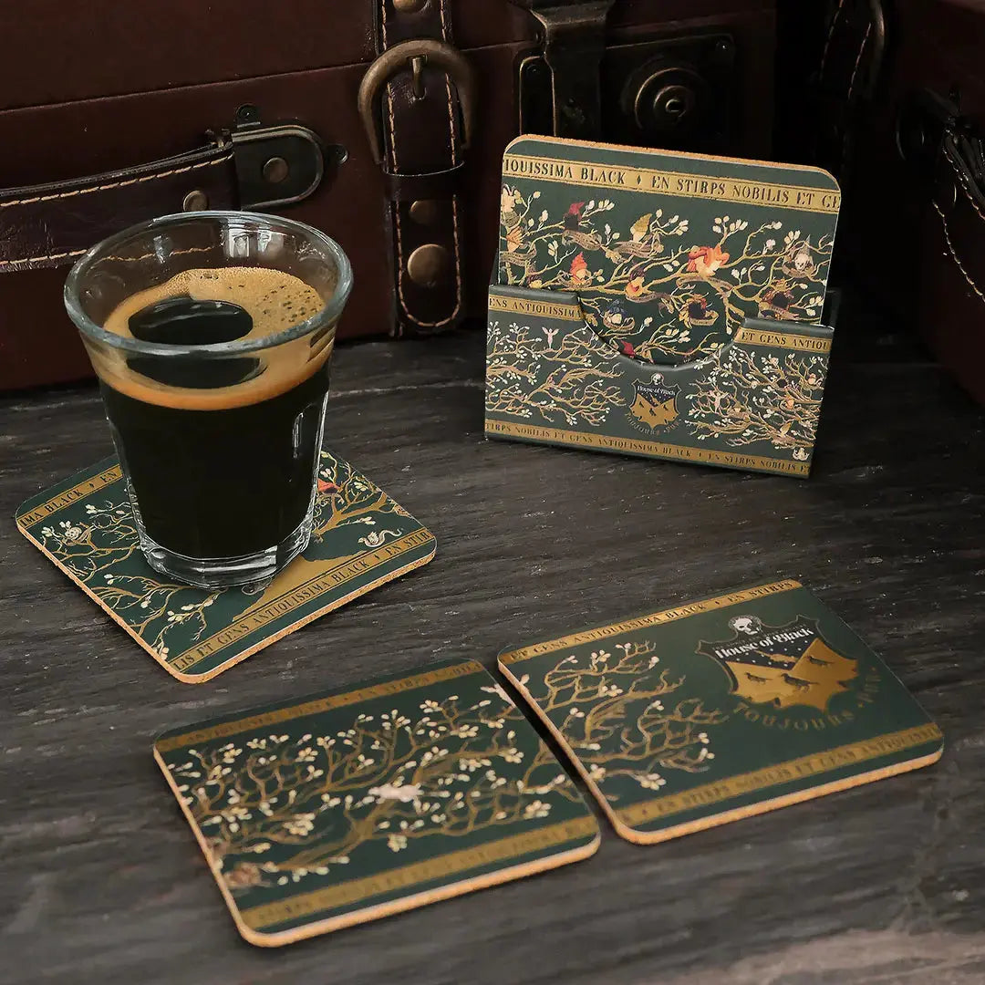 4 Sous-Verres Famille Black, Harry Potter
