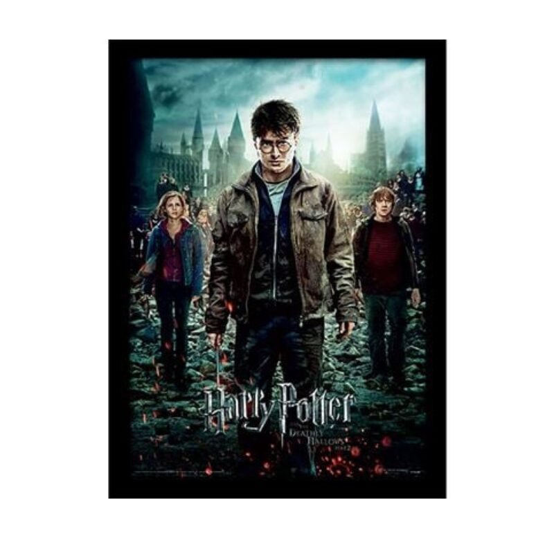 Impression encadrée Harry Potter Reliques de la Mort Part 2 30x40cm
