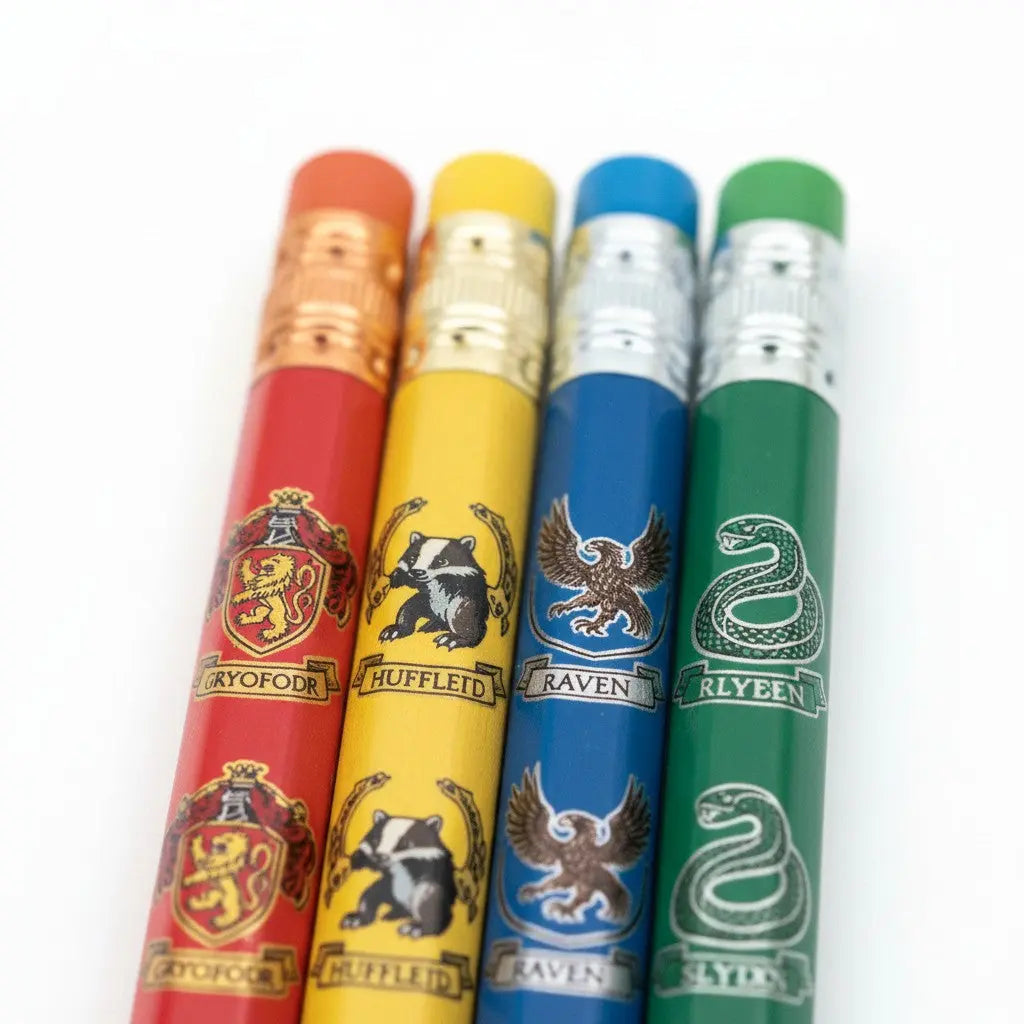 8 Crayons à Papier Harry Potter - Maisons Poudlard