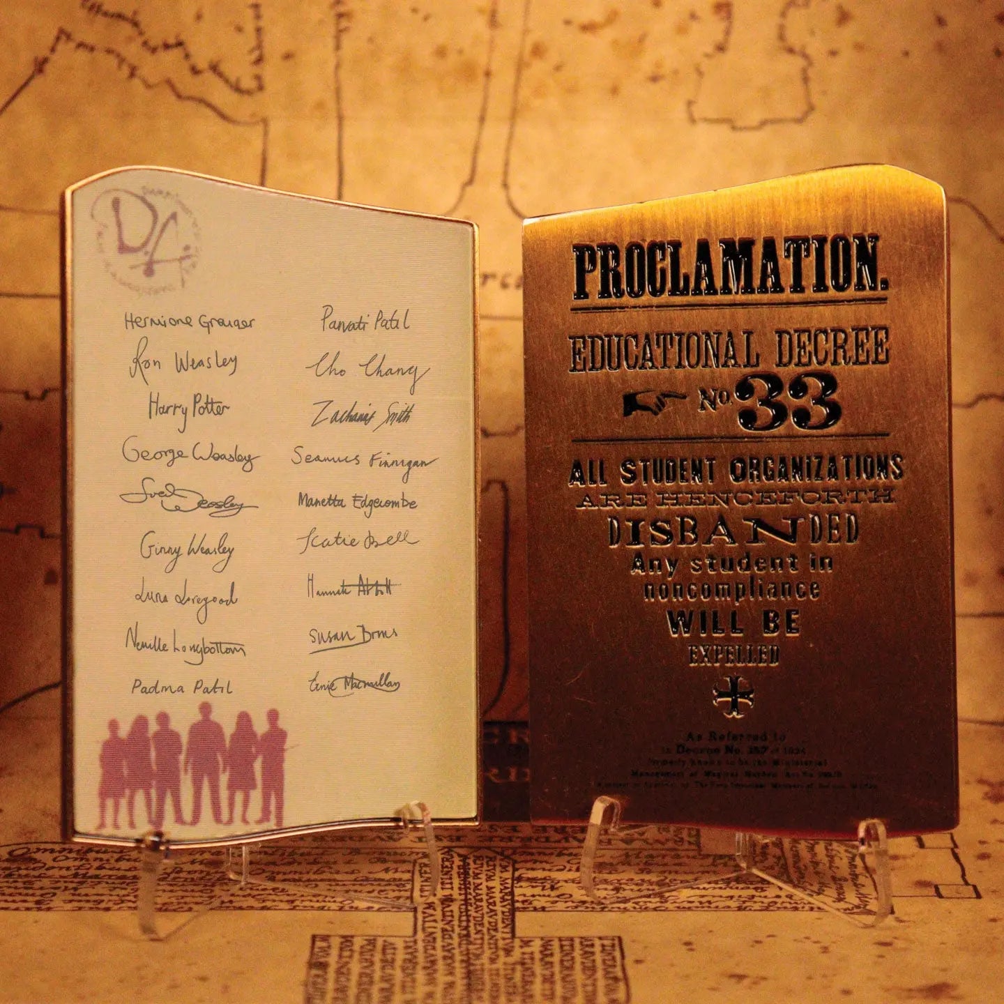 Armée de Dumbledore Lingot Édition Limitée Harry Potter
