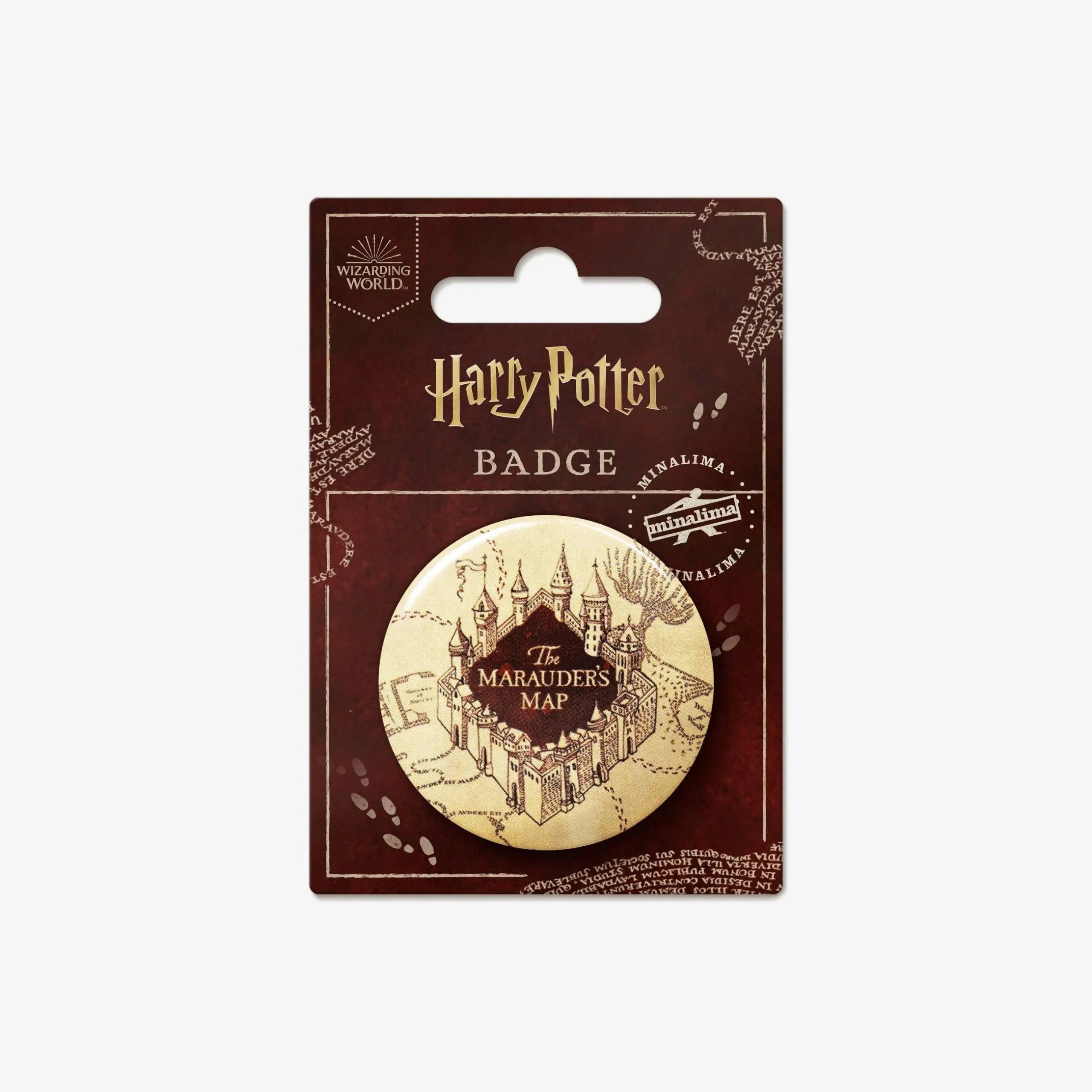 Badge Carte du Maraudeur MinaLima Harry Potter