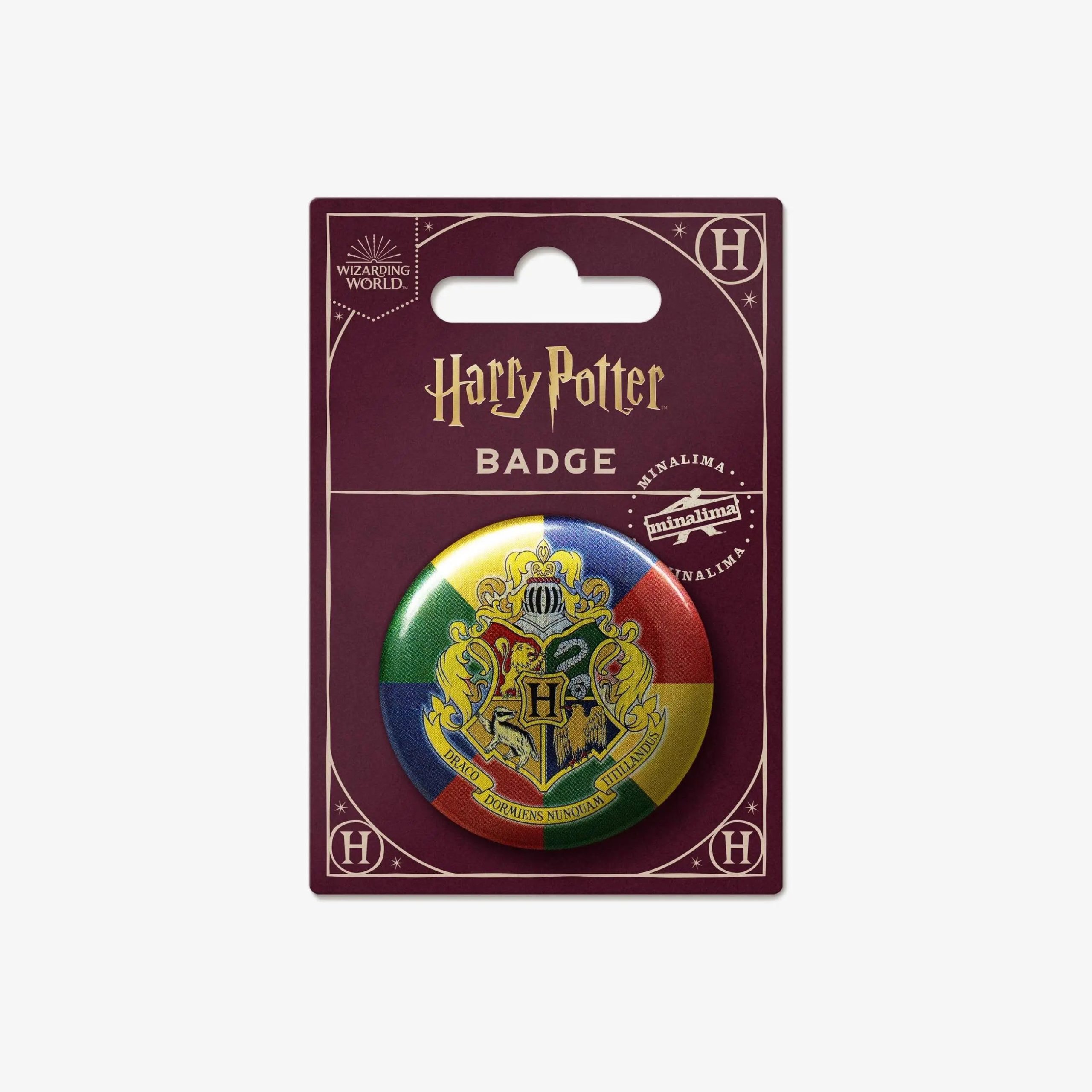Badge Écusson Poudlard MinaLima Harry Potter