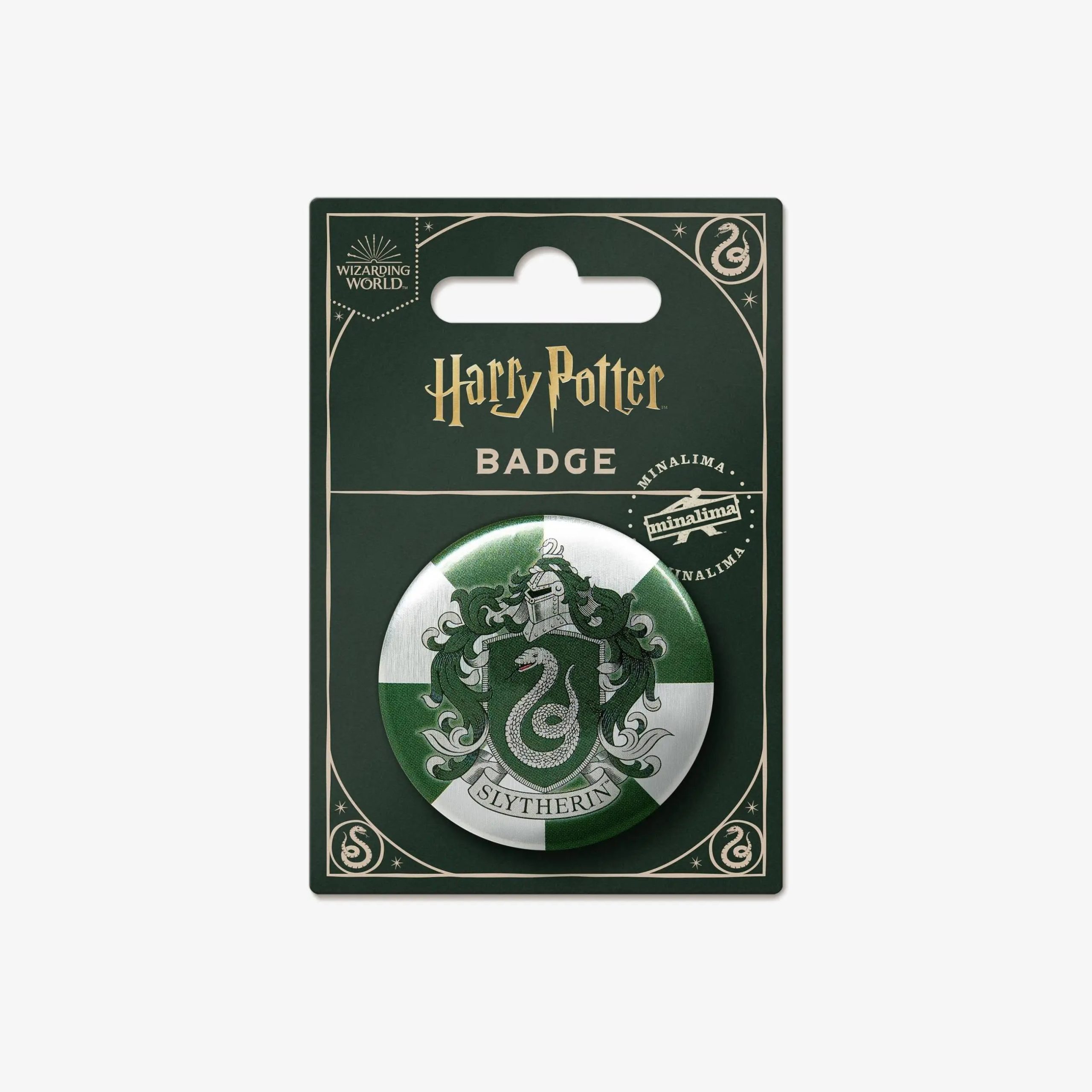 Badge Écusson Serpentard MinaLima Harry Potter