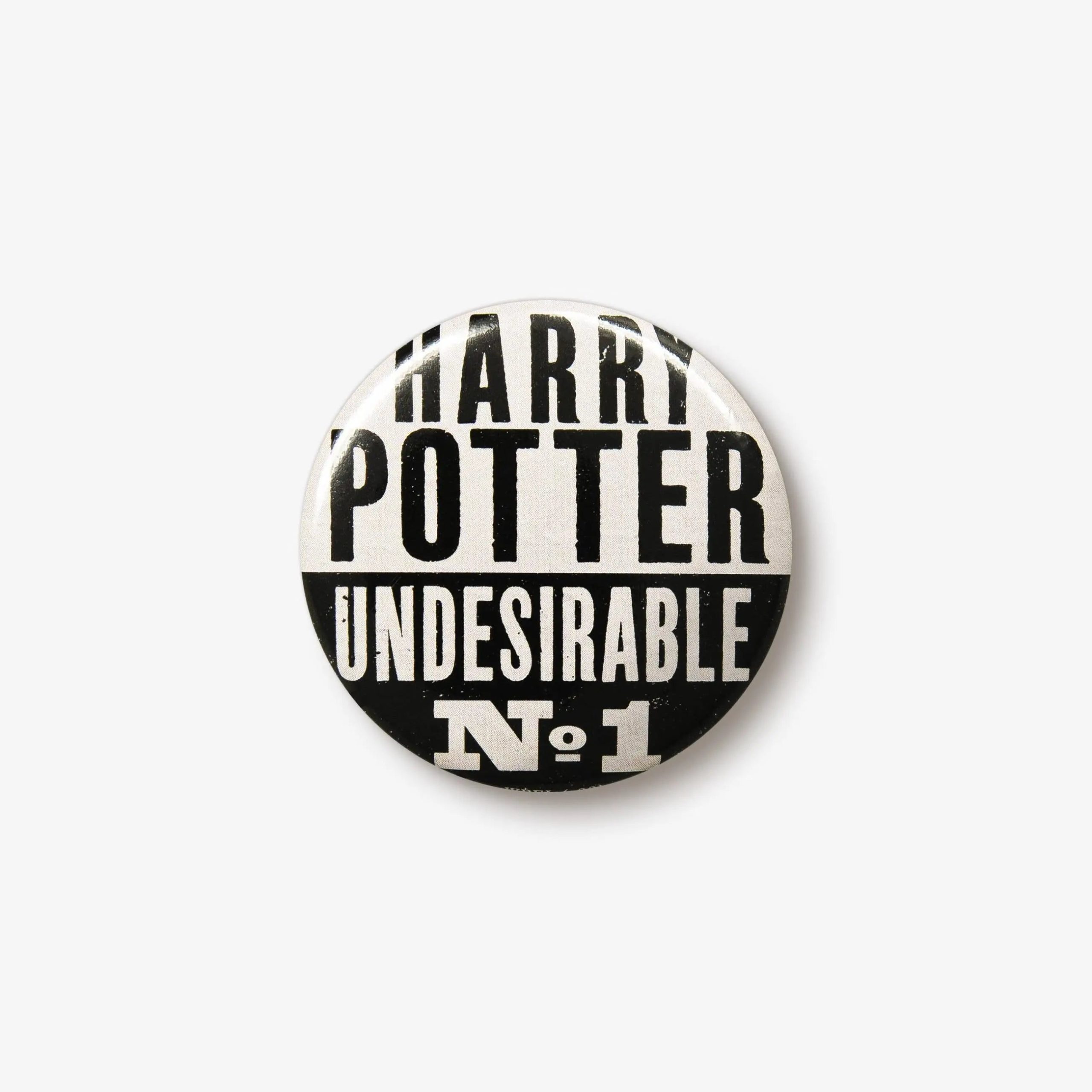 Badge Gazette du Sorcier Undesirable N°1 Harry Potter