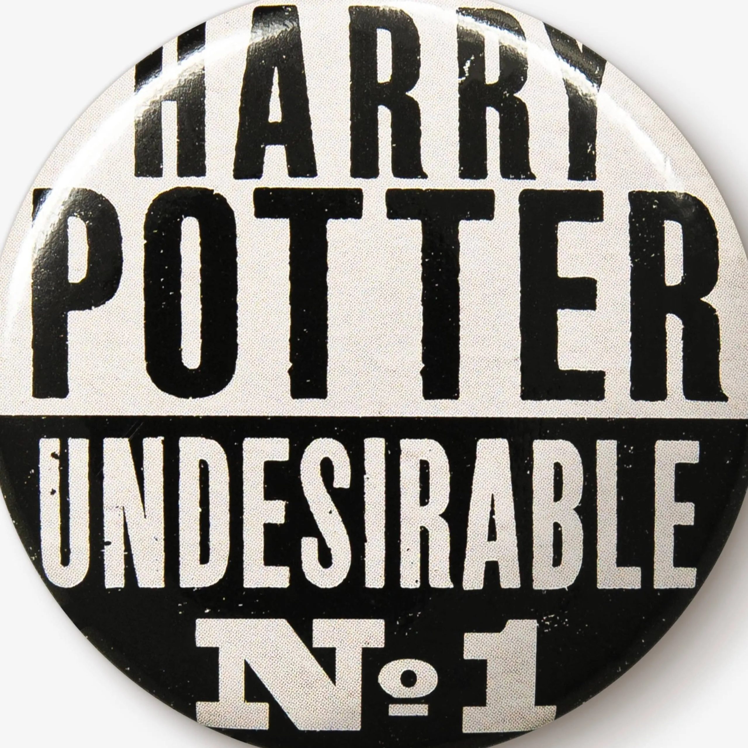 Badge Gazette du Sorcier Undesirable N°1 Harry Potter