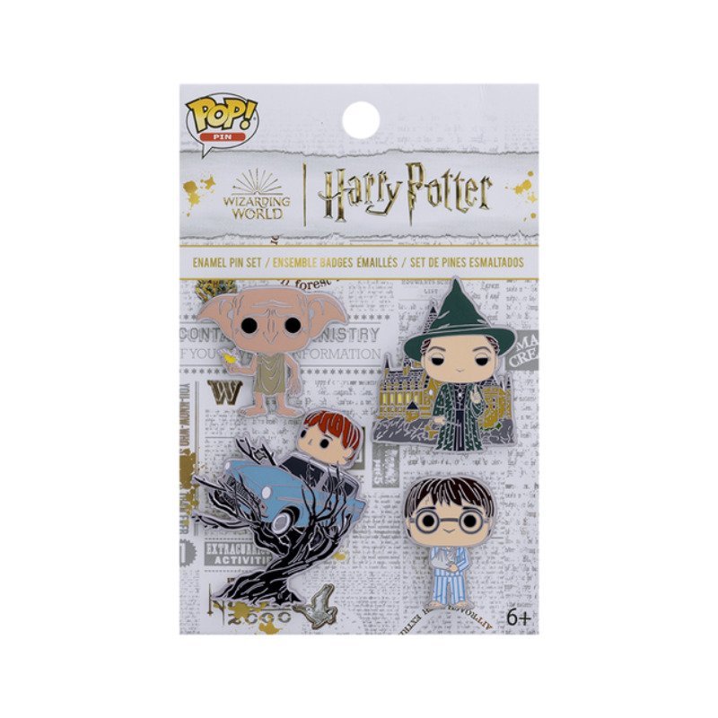 Pin's Harry Potter Chambre des Secrets lot de 4 en émail