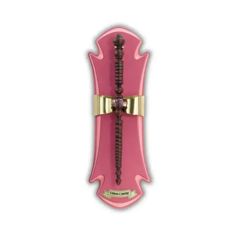 Baguette Dolores Ombrage avec son présentoir Harry Potter