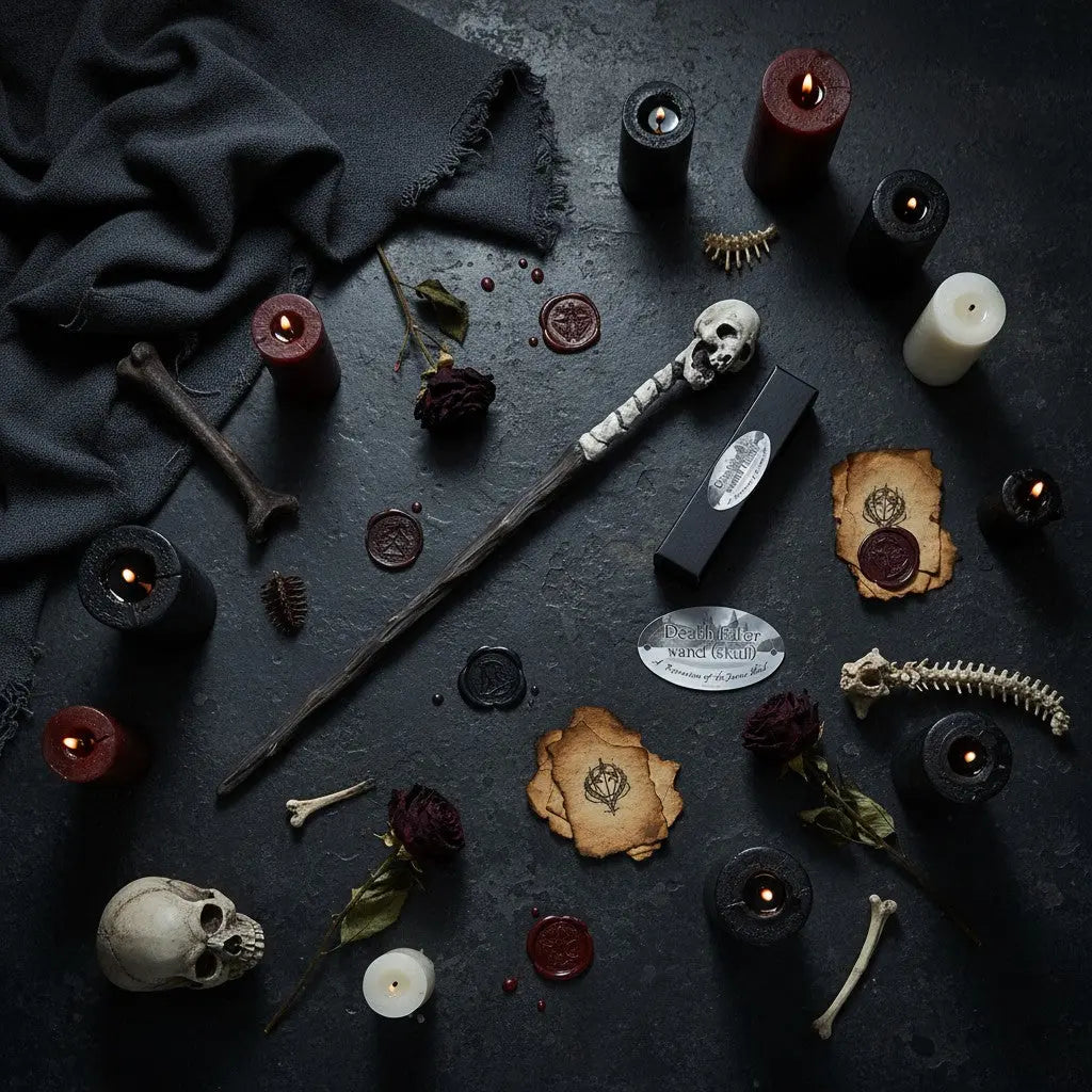 Baguette Mangemort Crâne Harry Potter