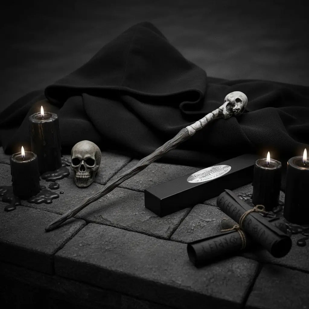 Baguette Mangemort Crâne Harry Potter
