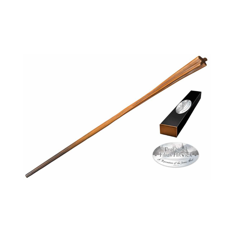 Harry Potter, baguette collector en résine de Filius Flitwick