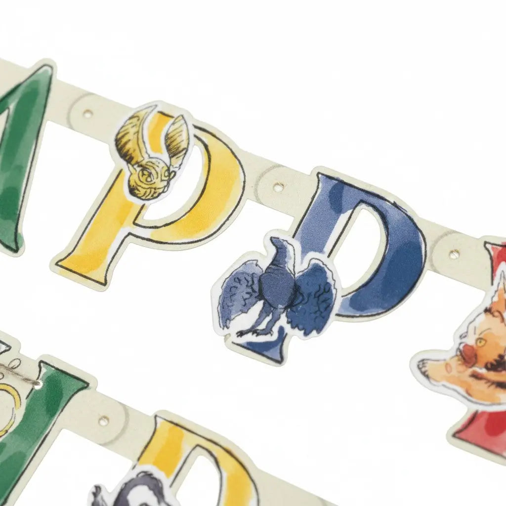 Bannière Happy Birthday Harry Potter - Lettres Carton 182 cm