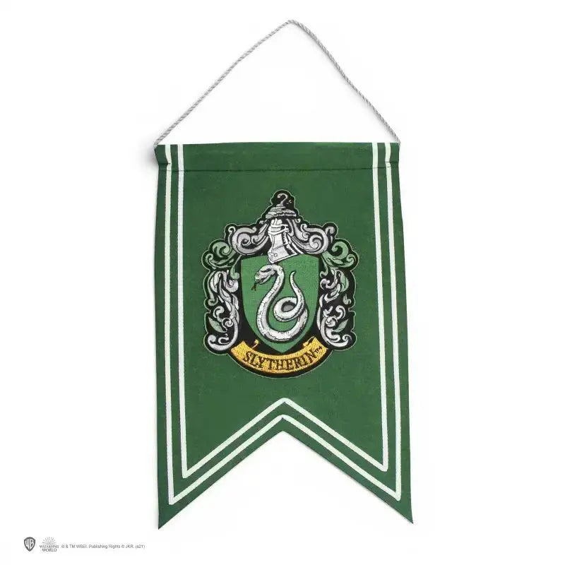 Bannière Serpentard Harry Potter - Logo Brodé 30 x 44 cm