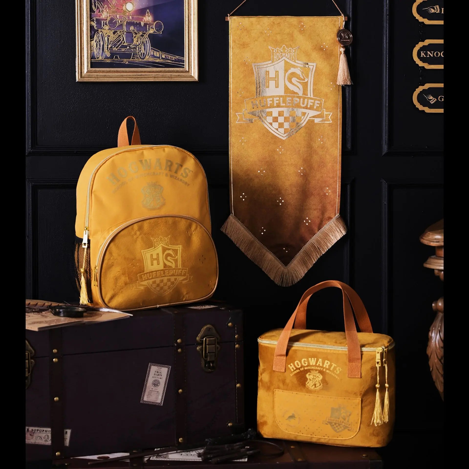 Bannière étendard Poufsouffle, Harry Potter