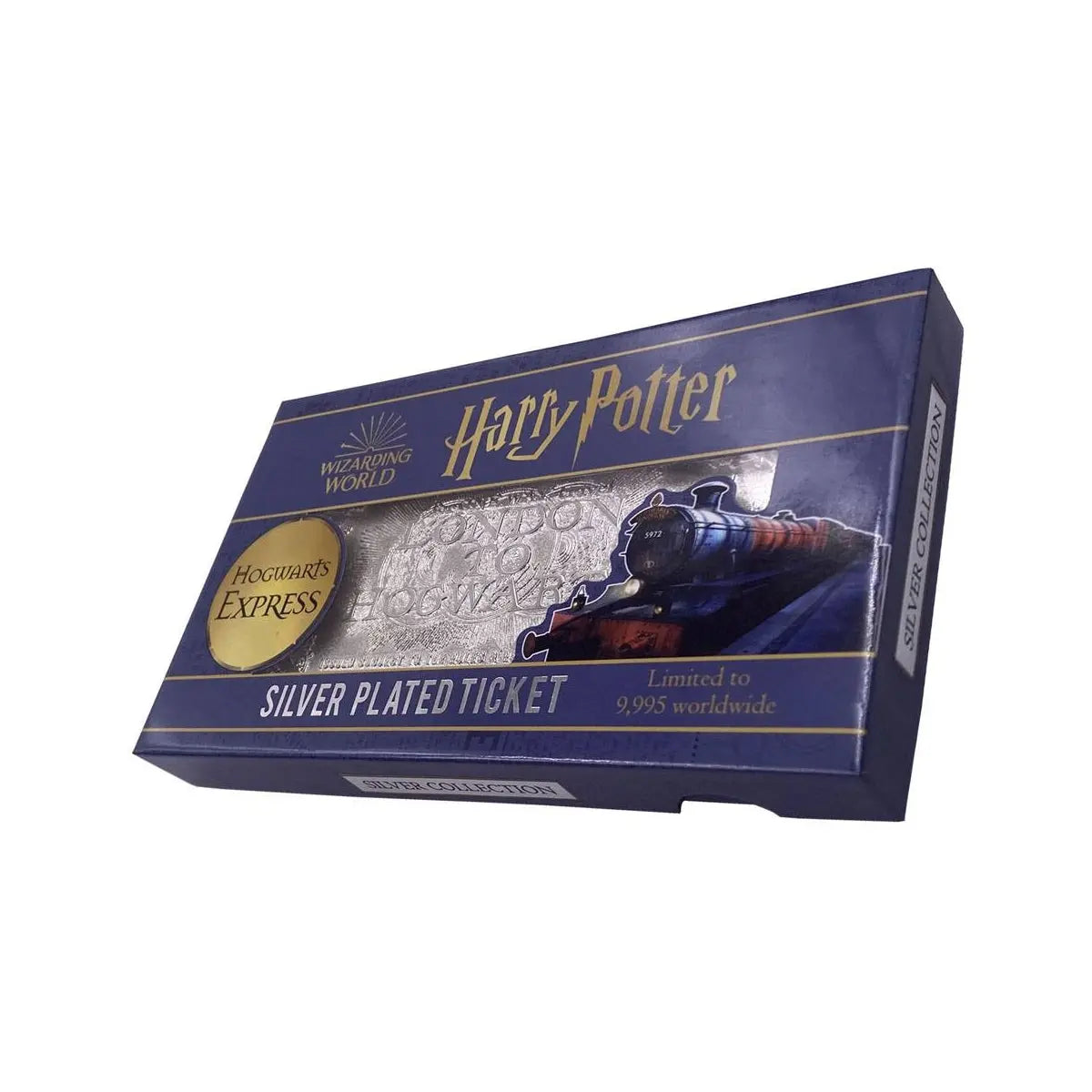 Billet de Train Poudlard Express Plaqué Argent Harry Potter