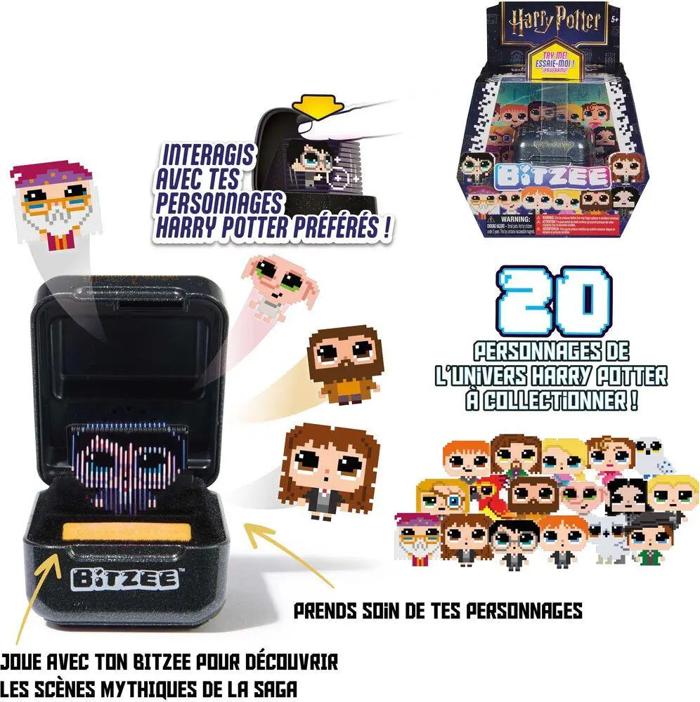 Bitzee Harry Potter Interactif - Personnage 3D Technologie Tactile 20 Héros
