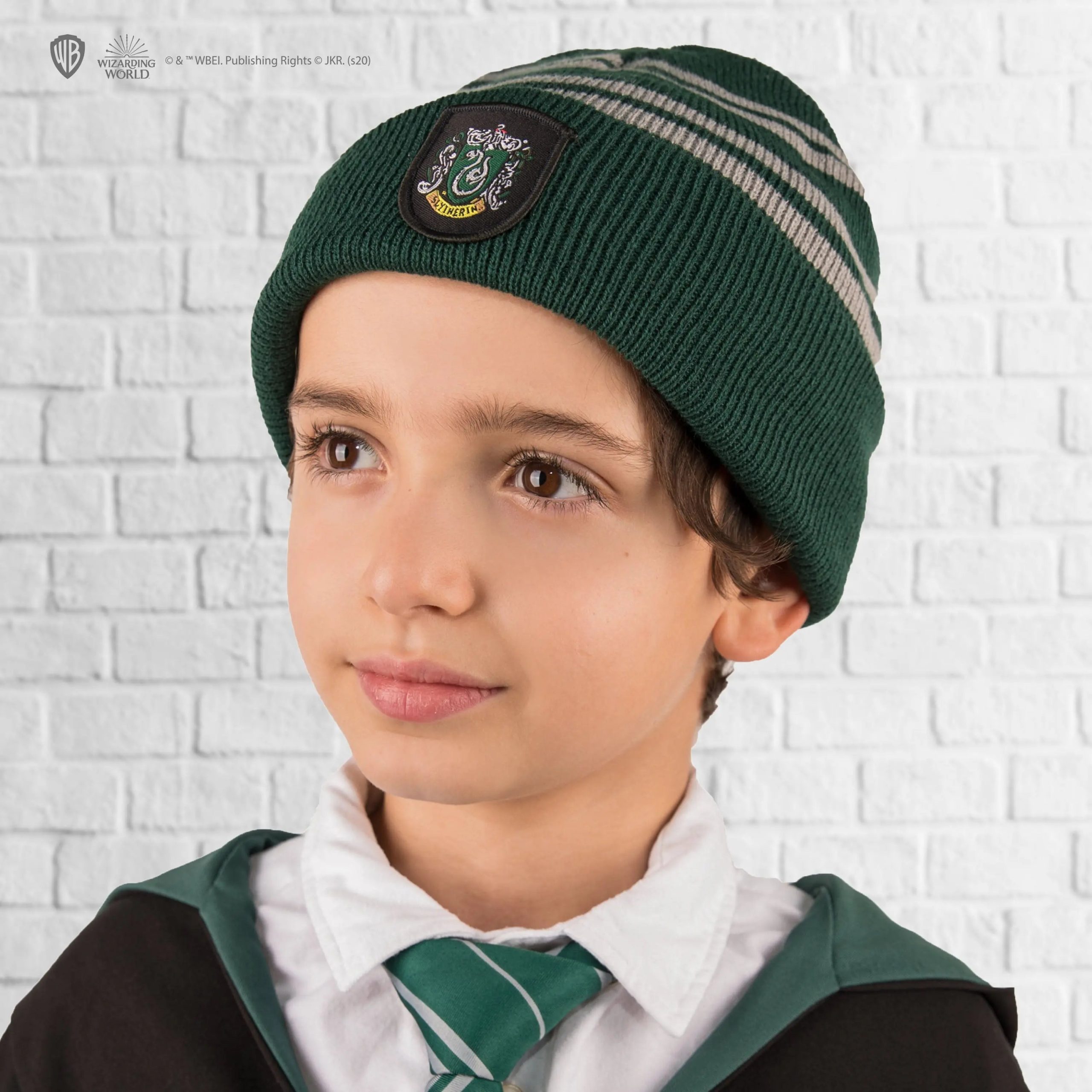 Bonnet & Gants Tactiles Serpentard Enfant Harry Potter
