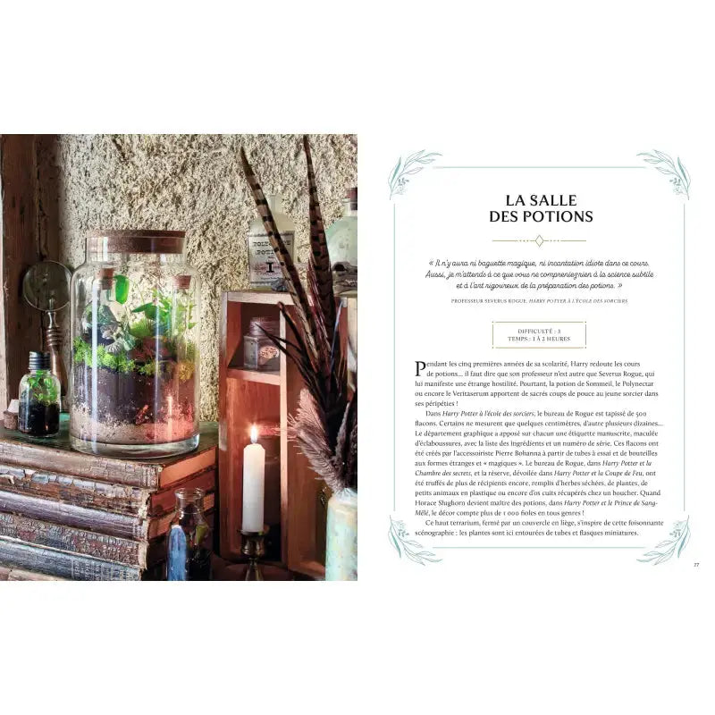 Botanique Magique, Guide Harry Potter Jardinage et Terrariums