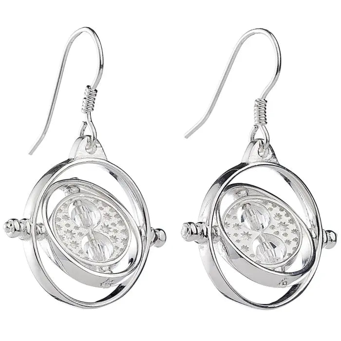 Boucles d'oreilles Retourneur de temps Argent 925ème avec Cristaux Harry Potter