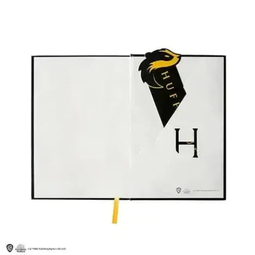 Carnet Poufsouffle avec Marque-page Harry Potter