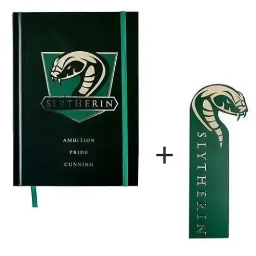 Carnet Serpentard avec Marque-pages Harry Potter