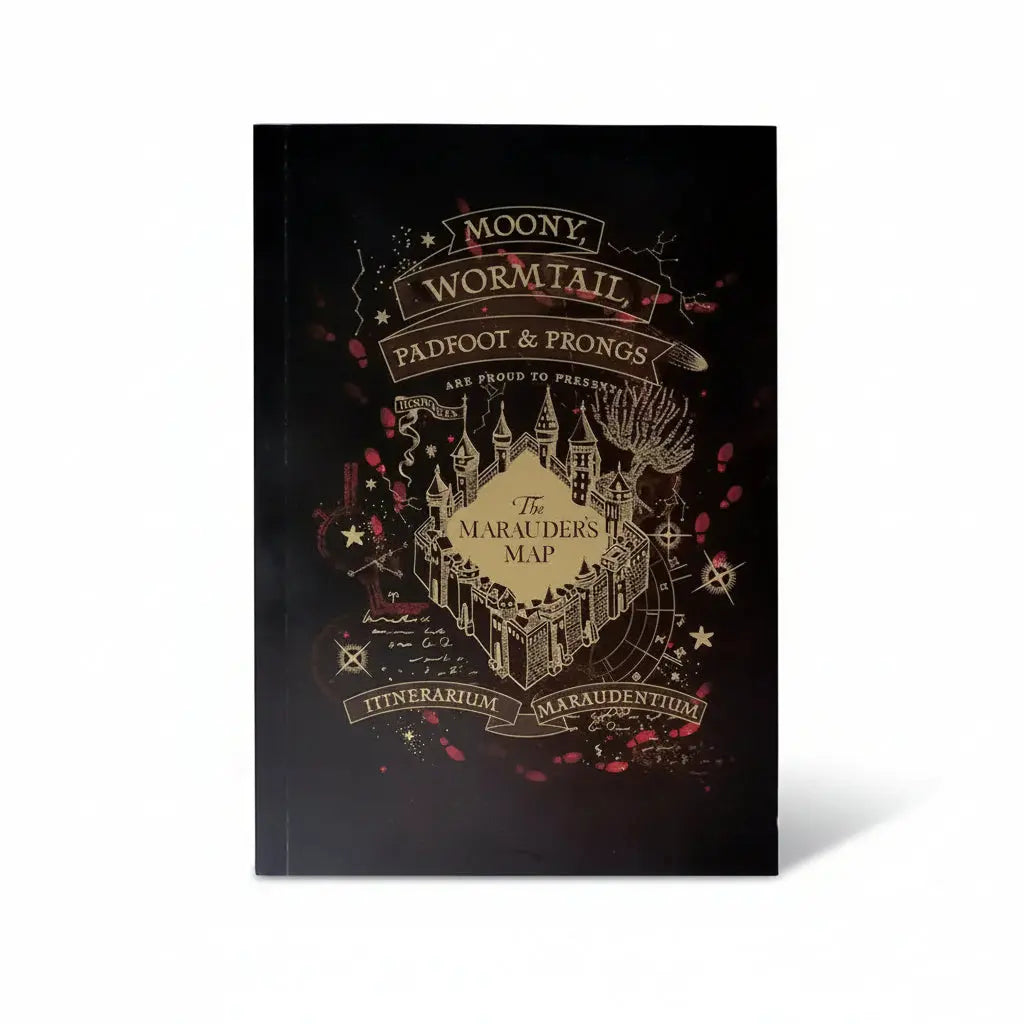 Carnet de Notes Harry Potter Carte du Maraudeur - Journal Souple A5
