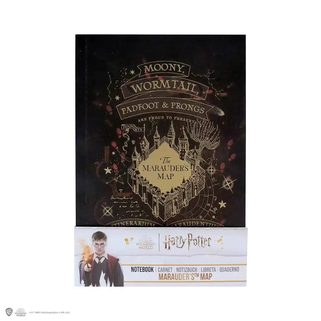 Carnet de Notes Harry Potter Carte du Maraudeur - Journal Souple A5