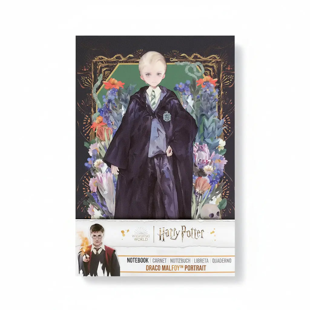 Carnet de Notes Harry Potter Drago Malefoy Portrait - Journal Souple A5