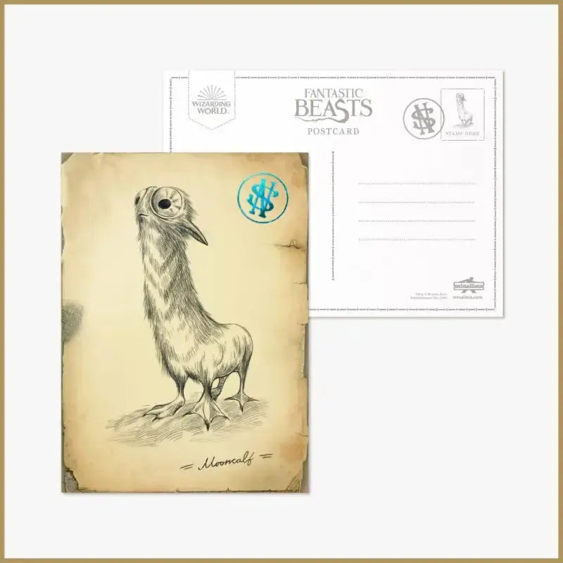 Carte Mystère Minalima Animaux Fantastiques Harry Potter