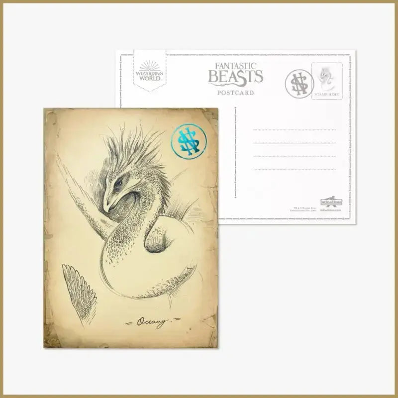 Carte Mystère Minalima Animaux Fantastiques Harry Potter