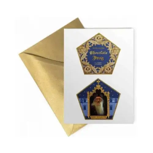 Carte + Enveloppe Minalima Chocogrenouille Lenticulaire Harry Potter