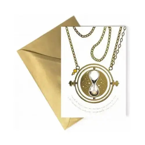 Carte + Enveloppe Minalima Retourneur de Temps Harry Potter