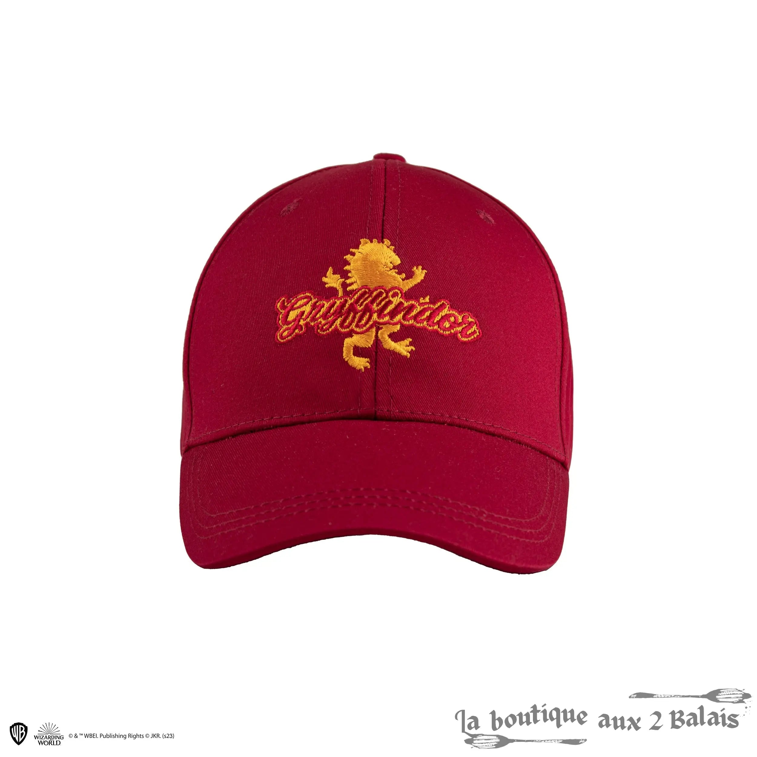 Casquette Gryffondor Harry Potter brodée, 100 % coton