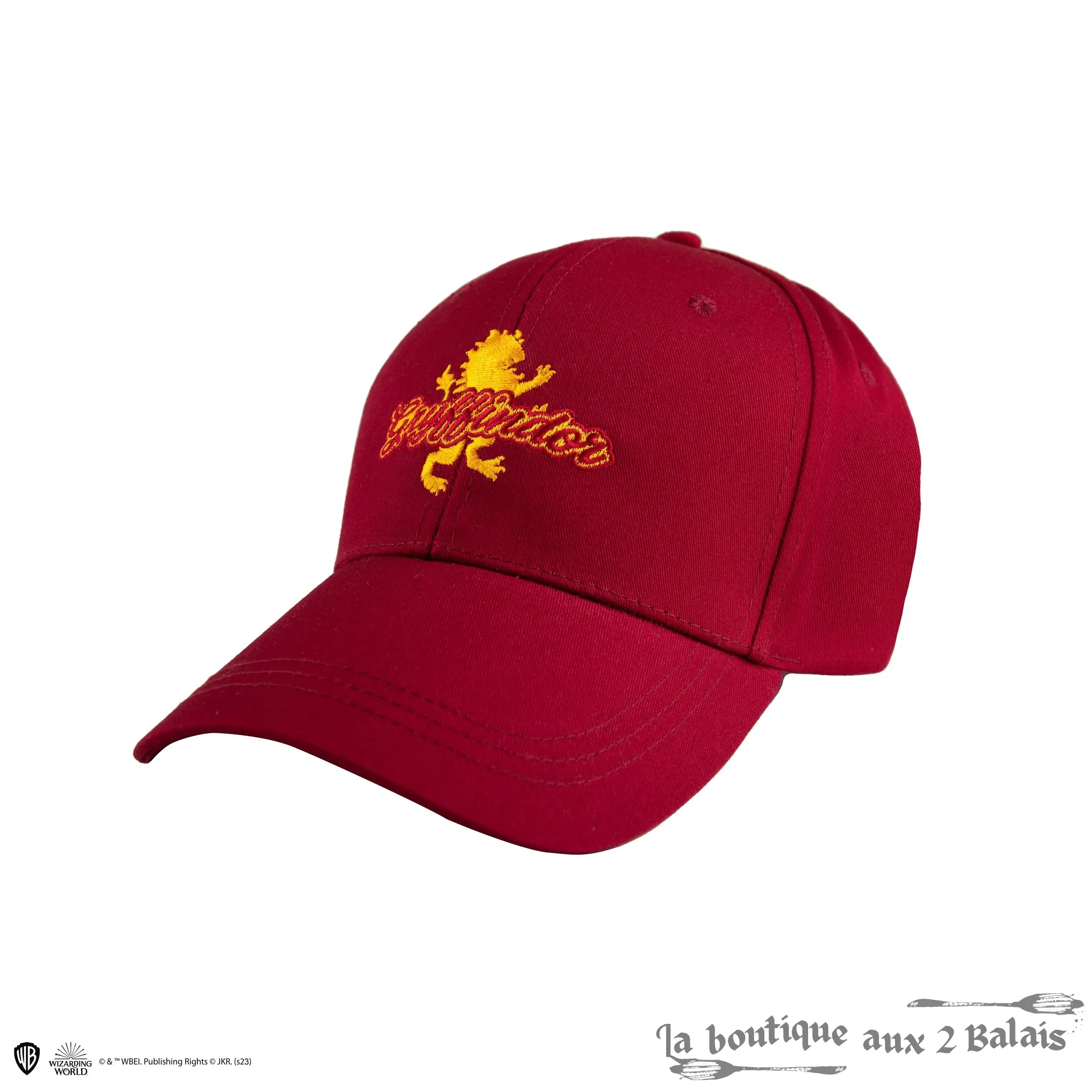 Casquette Gryffondor Harry Potter brodée, 100 % coton