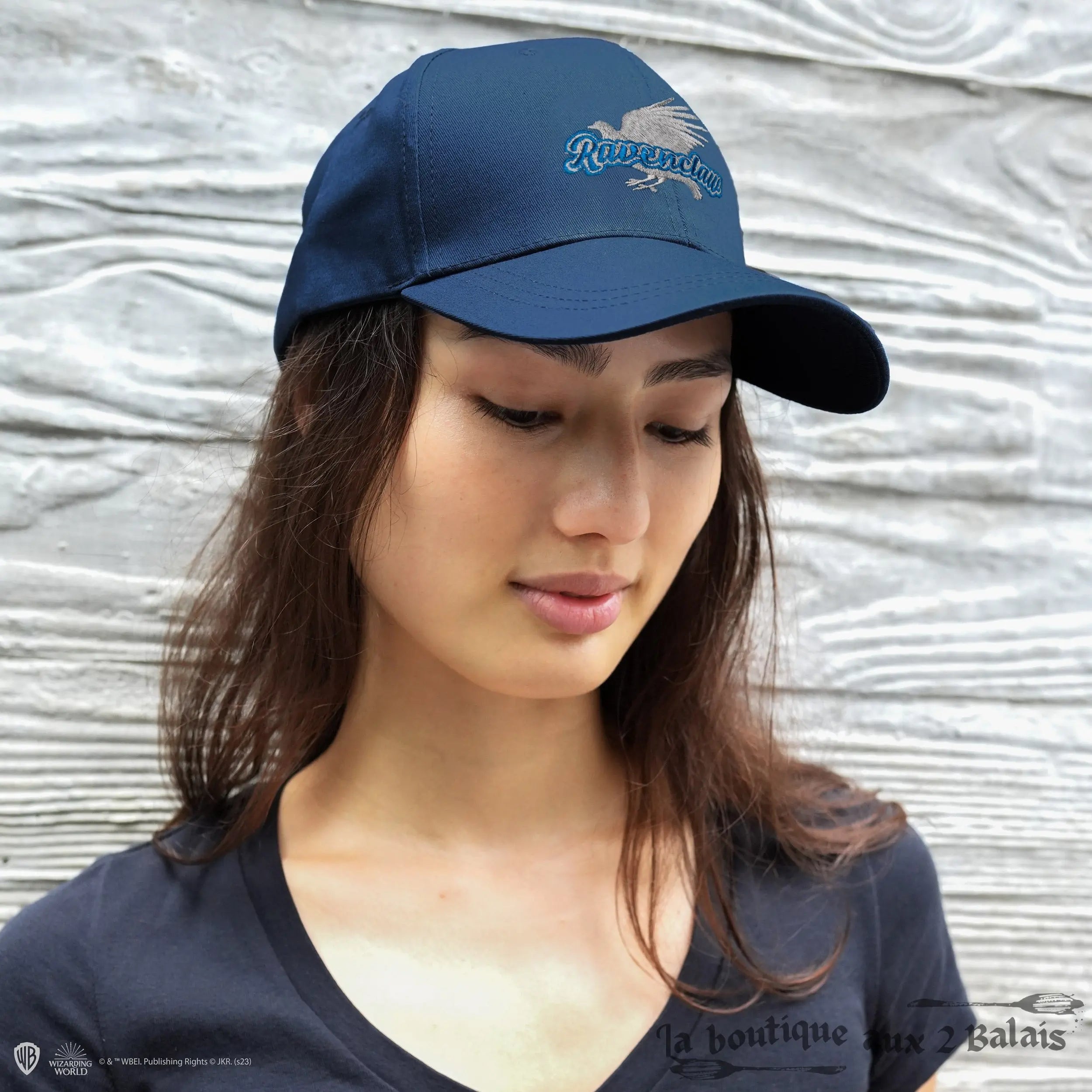 Casquette Serdaigle Harry Potter brodée, 100 % coton