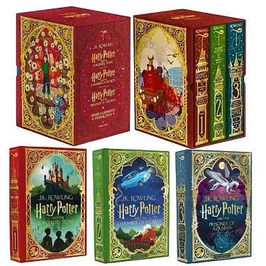 Coffret 3 Livres Harry Potter Édition MinaLima