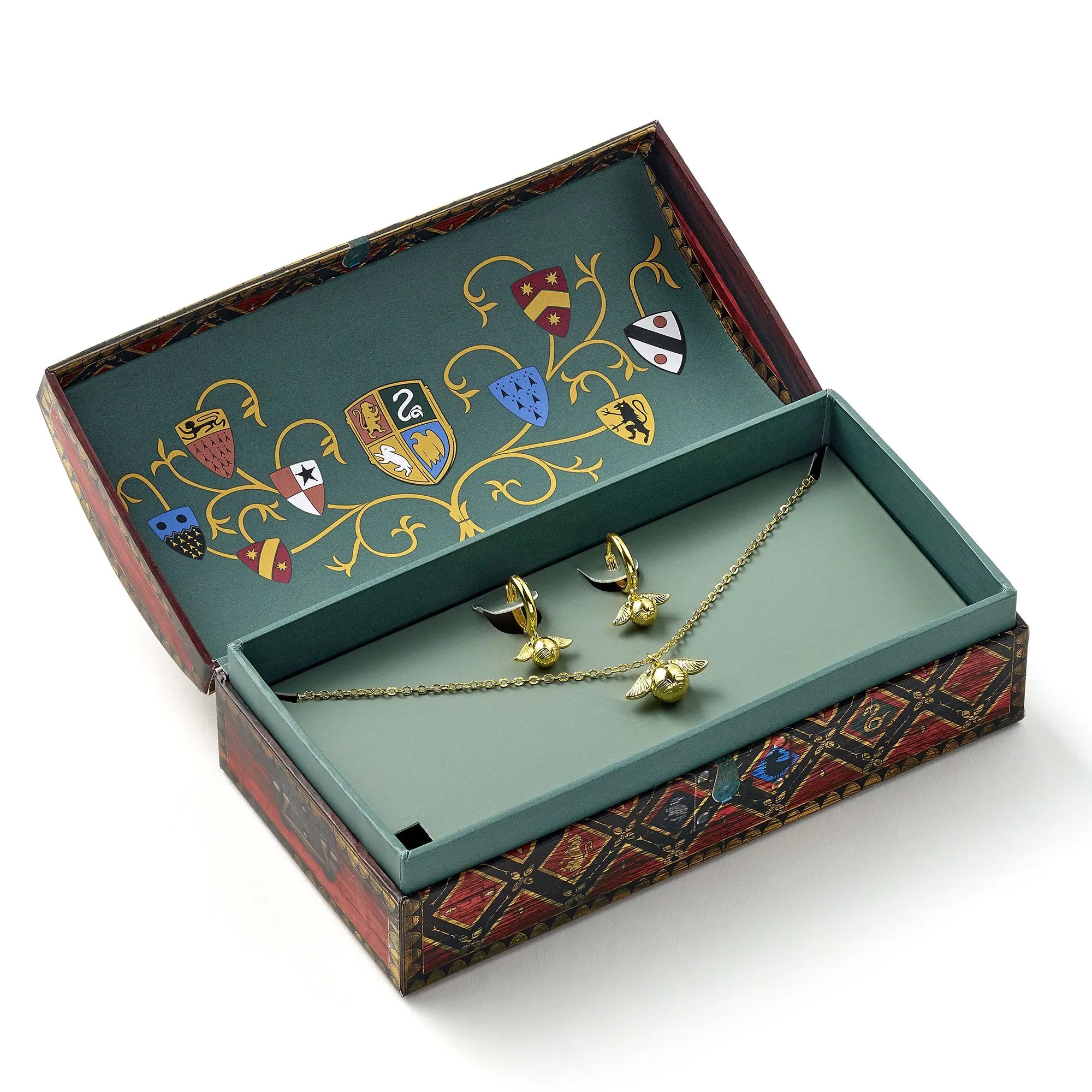 Coffret Bijoux Malle de Quidditch Harry Potter, Vif d'Or