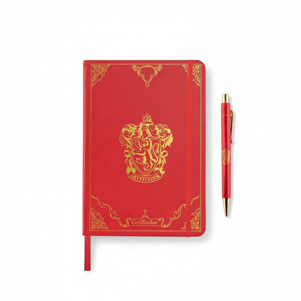 Coffret Deluxe Gryffondor Harry Potter, Carnet A5 + Stylo