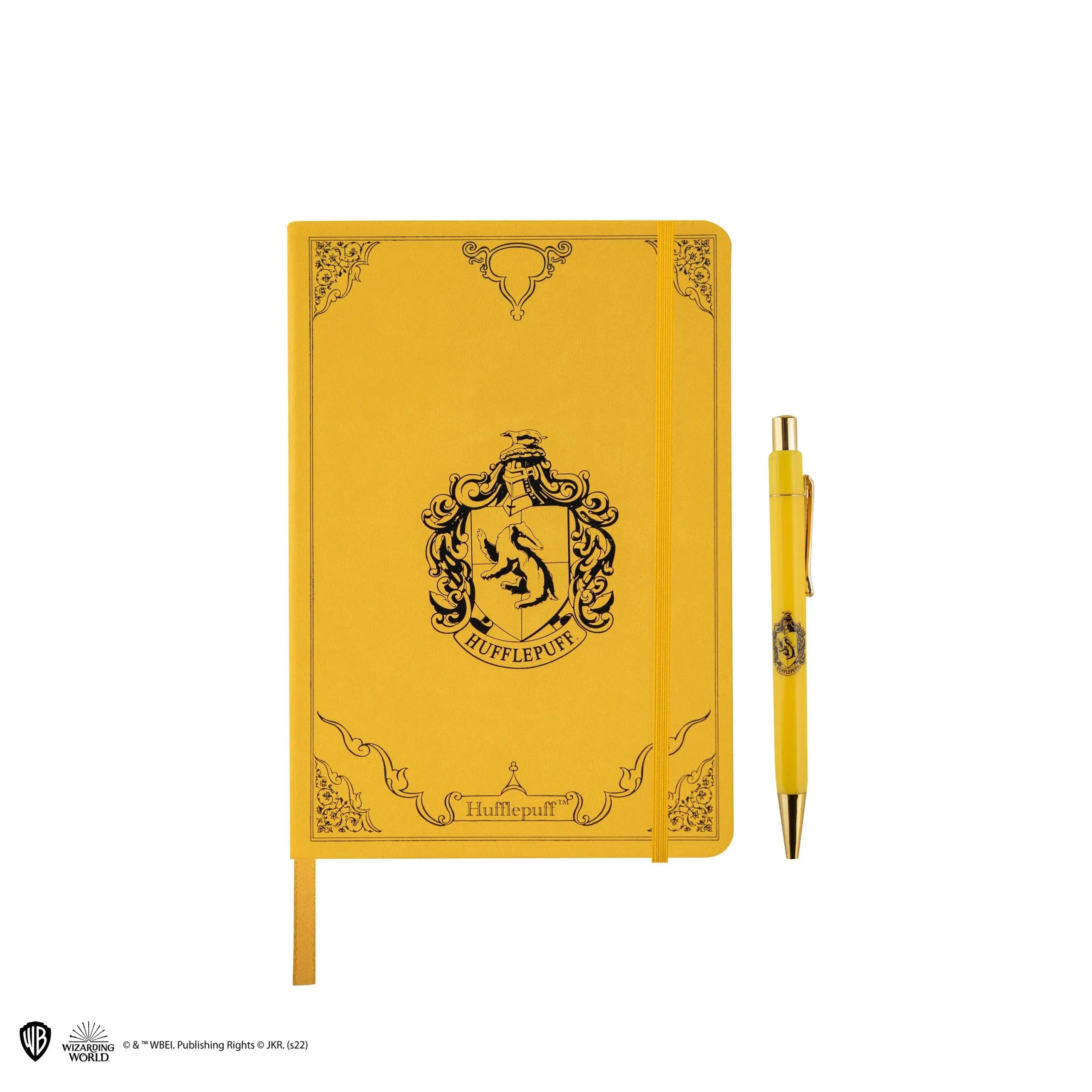 Coffret Deluxe Poufsouffle Harry Potter, Carnet A5 + Stylo