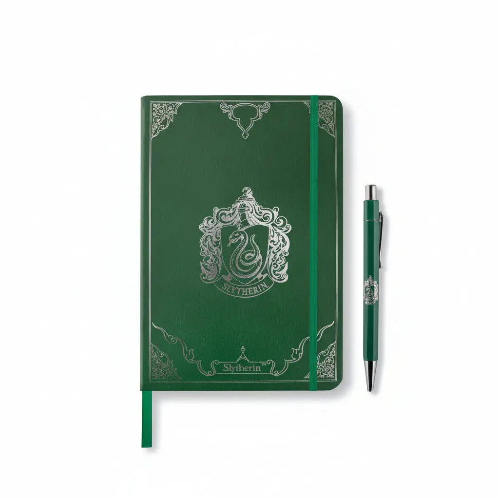 Coffret Deluxe Serpentard Harry Potter, Carnet A5 + Stylo