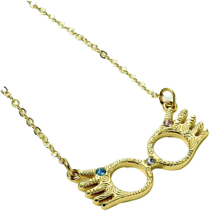 Collier Lunettes Luna Lorgnospectres Doré, Harry Potter