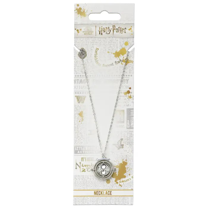 Collier Retourneur de Temps édition argent plaqué Harry Potter