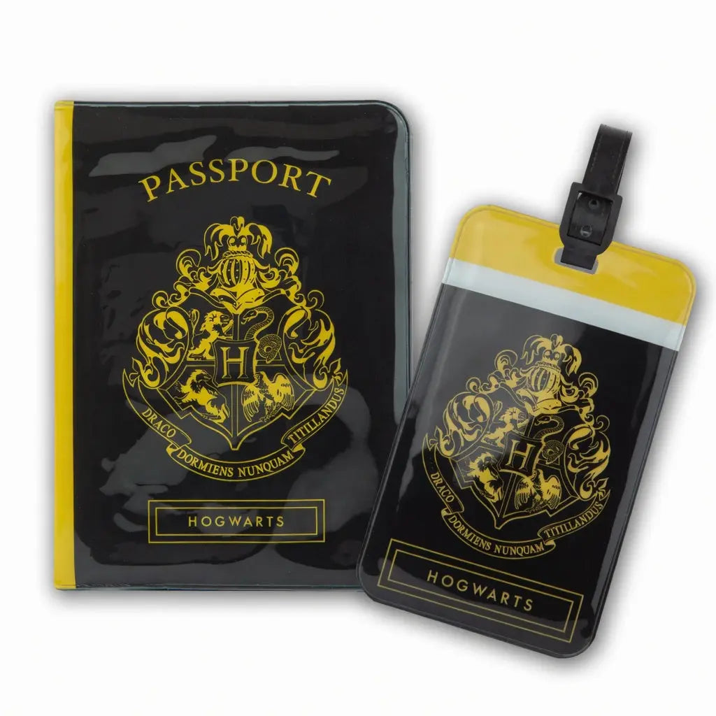 Couverture de Passeport et Étiquette Bagage Poudlard Harry Potter