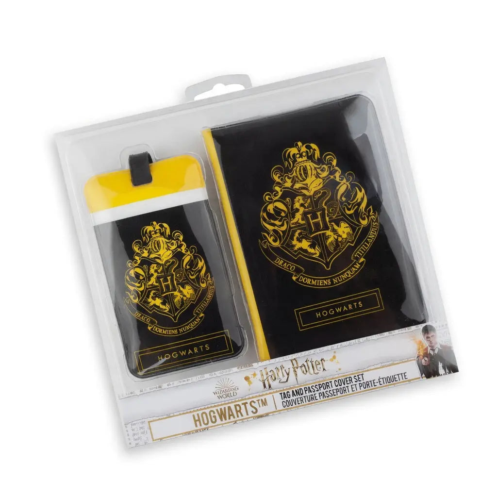 Couverture de Passeport et Étiquette Bagage Poudlard Harry Potter