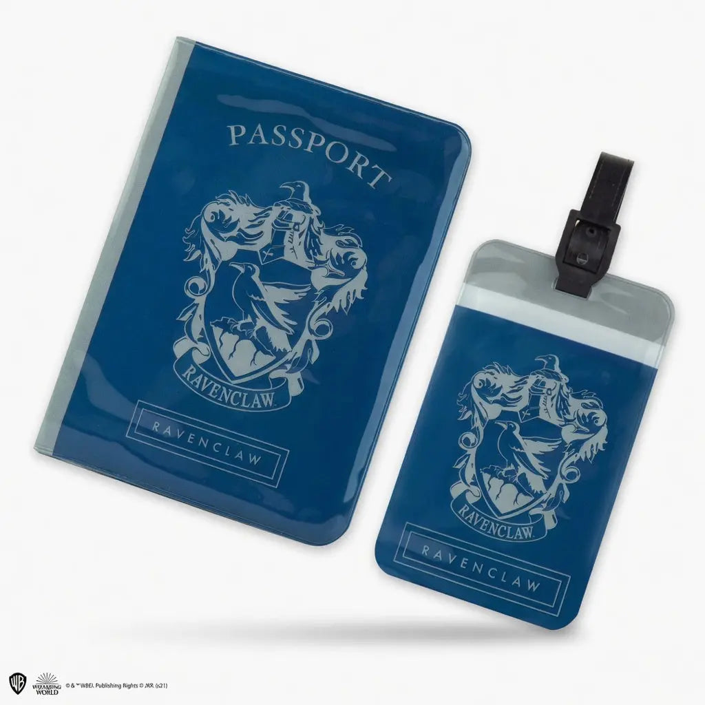 Couverture de Passeport et Étiquette Bagage Serdaigle Harry Potter