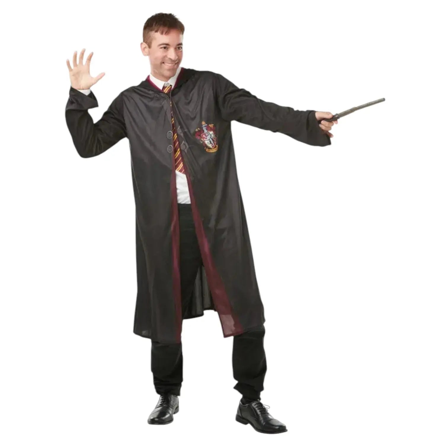Déguisement Gryffondor Adulte - Robe Sorcier avec Accessoires Taille Unique Harry Potter