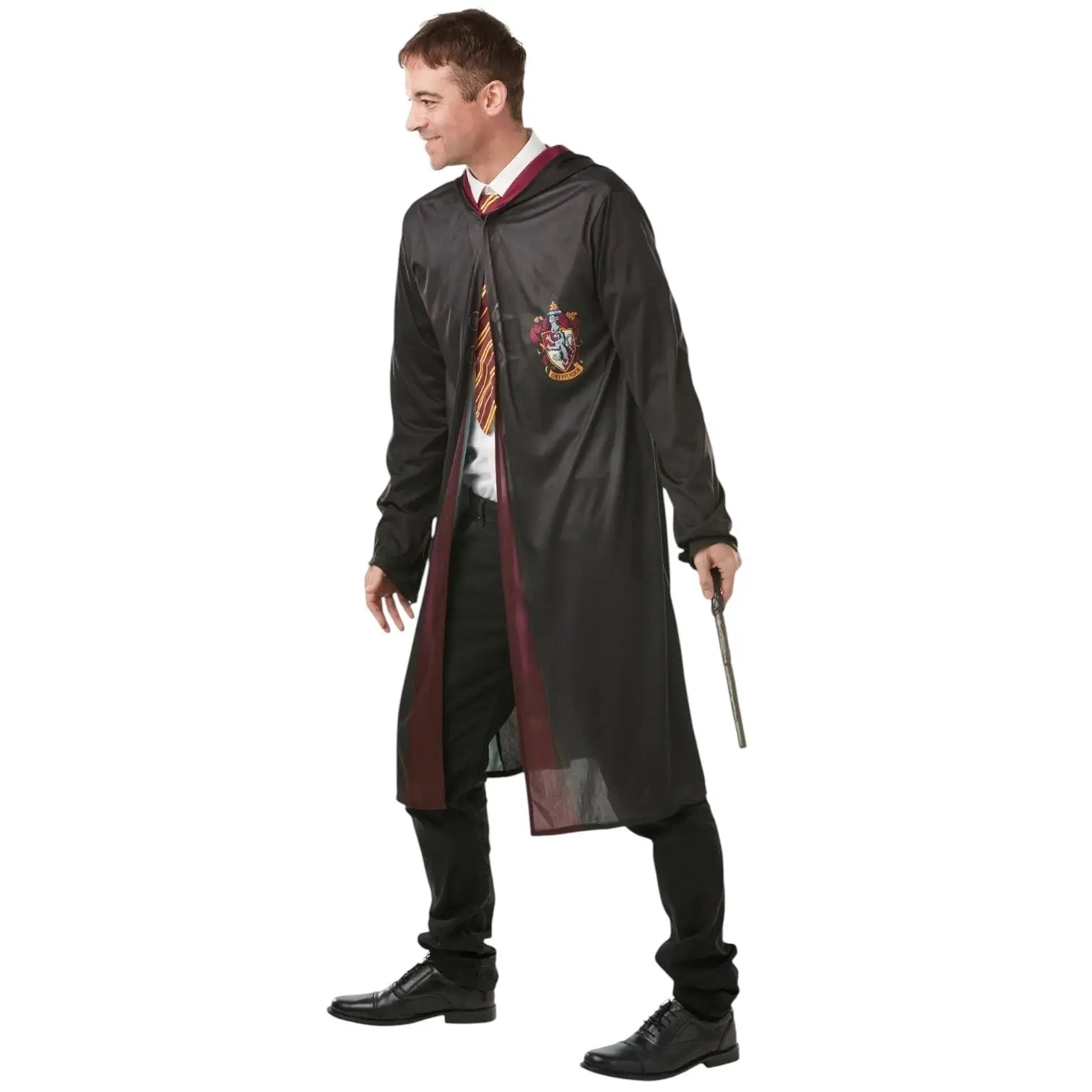 Déguisement Gryffondor Adulte - Robe Sorcier avec Accessoires Taille Unique Harry Potter