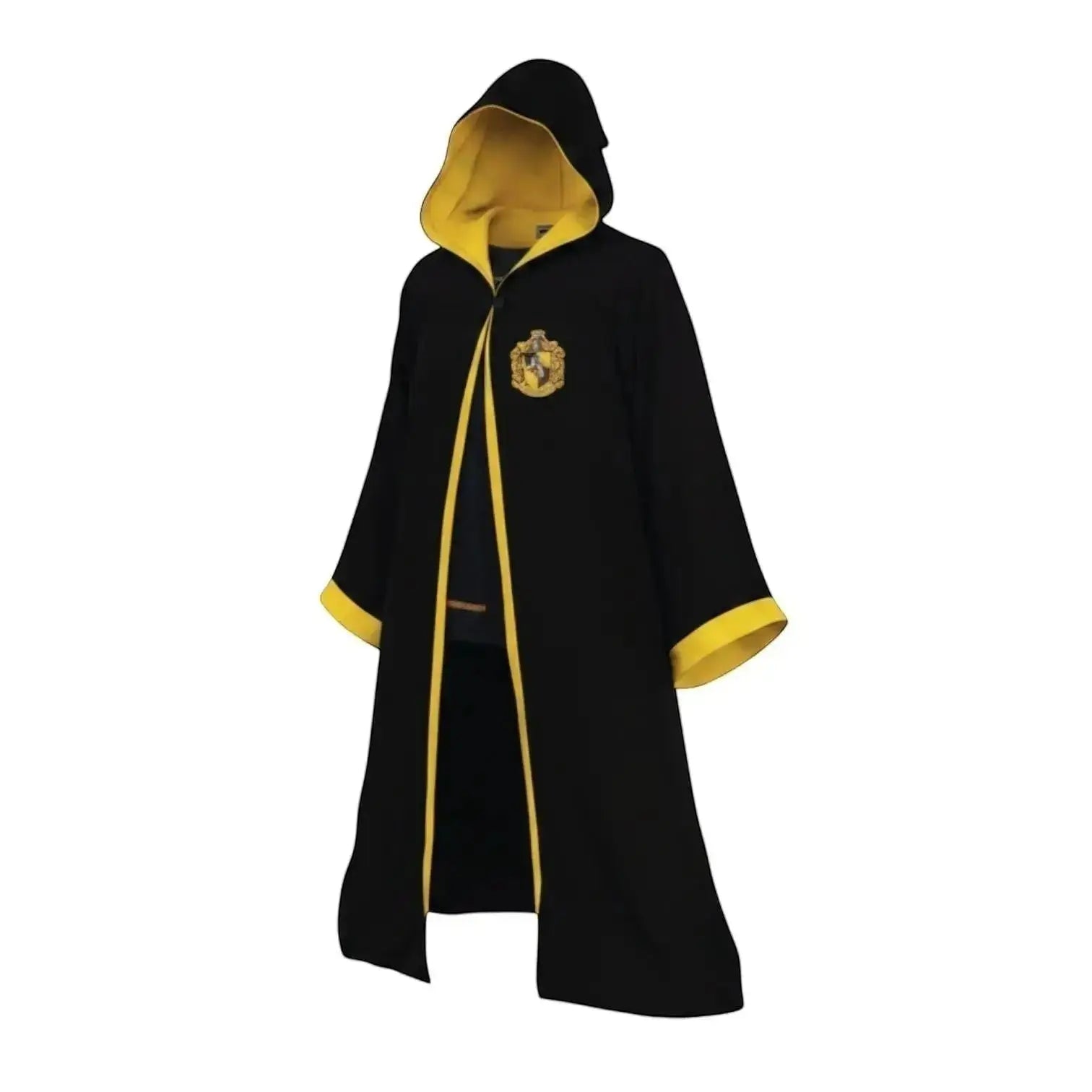 Déguisement Poufsouffle Enfant - Robe Sorcier avec Capuche 7-10 ans Harry Potter